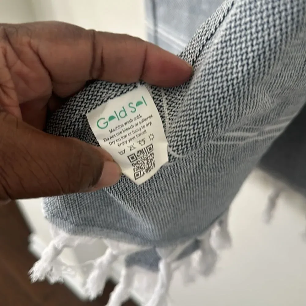 Gold Sol 100% Cotton Pestemal Towel (Turkish Towel)